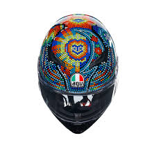 CASCO CERRADO AGV K-3 E2206 ROSSI WINTER TEST 2018